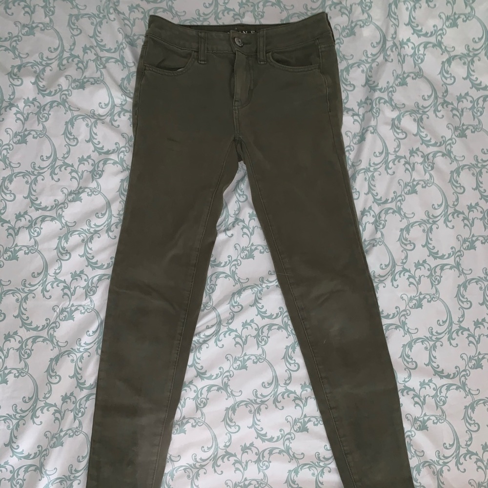 Army Green Jeans from American Eagle